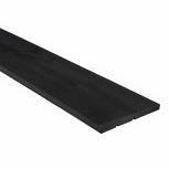 Achterwand Kapschuur 500 cm Zweeds Zwart Vuren