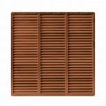 Scherm Bangkirai Lamel Recht 180×180 cm – Duurzaam, stijlvol en perfect voor elke tuin