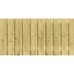 Scherm Vuren bij Beton – 21 Planks, 90x180 cm