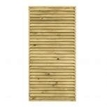 Vuren Louvre Scherm 90x180 cm – Stijlvolle privacy en natuurlijke uitstraling