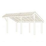 Douglas Kapschuur Bouwpakket 300x500 cm –  Duurzaam, stijlvol en eenvoudig te monteren