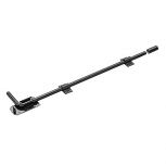 Grondgrendel incl geleider zwart gecoat 60 cm tbv dubbele deur