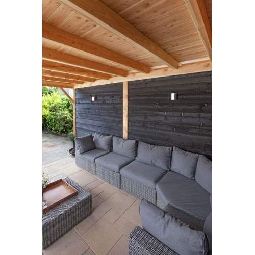 Vuren afdeklijst zwart gespoten t.b.v. beton 180 cm – Strakke afwerking en duurzame bescherming