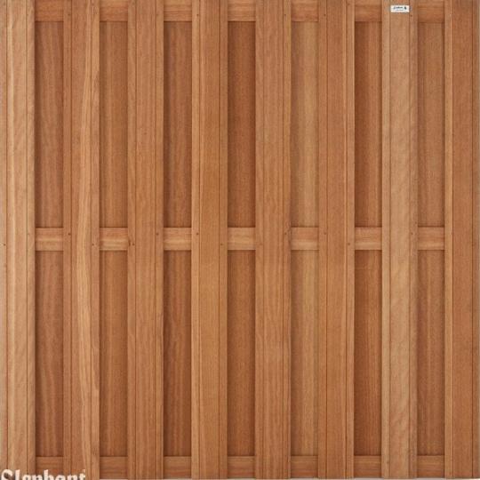 Elephant Shutter Schutting Bangkirai Hardhout 4,4x180x180 cm Vaste Shutters