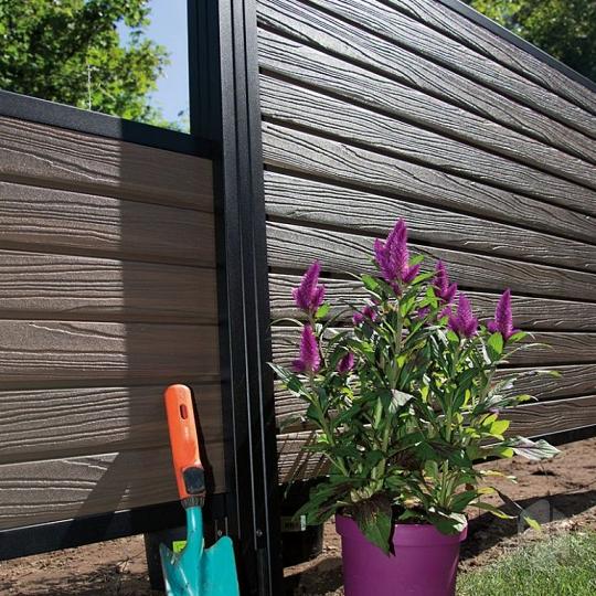 Elephant onder- en bovenregel Modular Rhombus aluminium 2x4,1x180 cm – antraciet gepoedercoat (2 stu