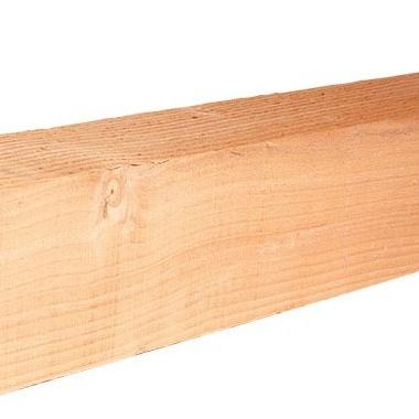 Elephant gezaagde veranda staander Douglas PEFC 14x14x500 cm