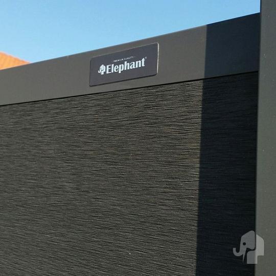 Elephant lamellen Modular Evo houtcomposiet FSC – Antraciet (2x20x180 cm, 2 stuks)