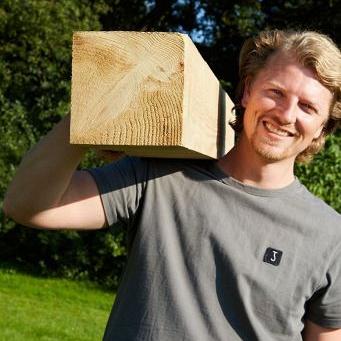 Douglas Paal Ruw PEFC 15x15x600 cm – Duurzaam, sterk en veelzijdig