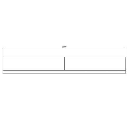 Cortenstaal keerwand - Recht - 200 x 60 cm