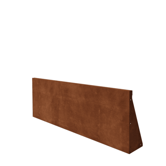 Cortenstaal keerwand - Recht - 150 x 50 cm