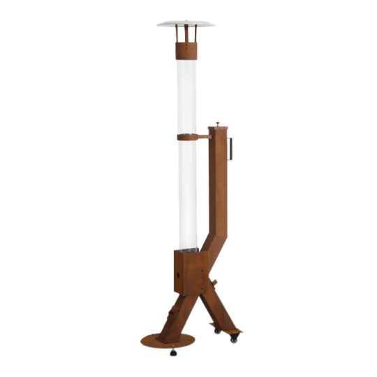 Pellet terrasverwarmer - Rocket - Corten