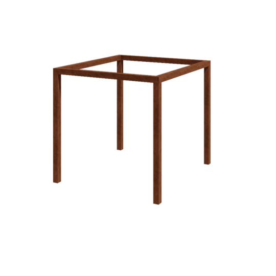 Cortenstaal pergola - Vierkant - 274 x 250 x 230 cm - Zonder betonpoer