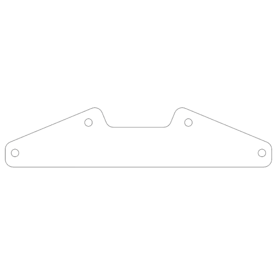 Cortenstaal plantenbak - Koppelplaat - 135°