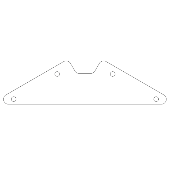 Cortenstaal plantenbak - Koppelplaat - 120°