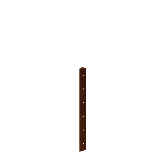 Cortenstaal plantenbak - Hoekstuk 45° - 60 cm