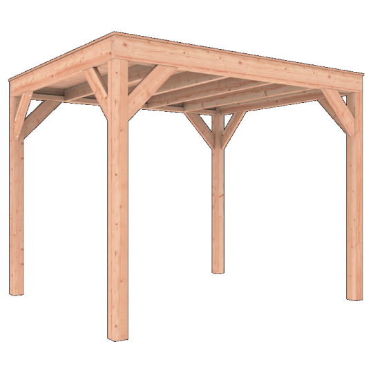 Douglas Overkapping 300x250 – Compact, Sterk en Stijlvol