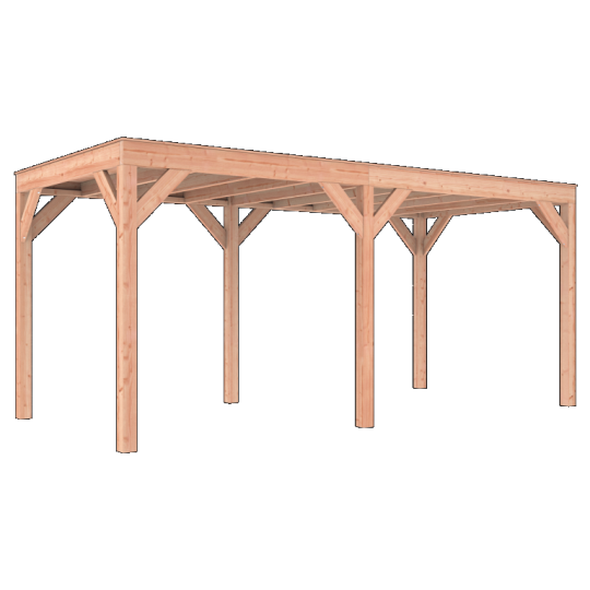 Douglas Overkapping 550x250 A-Sym/2 – Ruim, Modern en Duurzaam