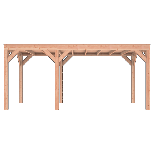 Douglas Overkapping 550x250 A-Sym/1 – Ruim, Modern en Duurzaam