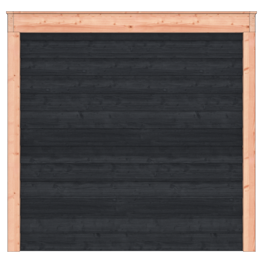 Douglas Overkapping Zwart Zweeds Rabat 450x250 – Modern en Duurzaam