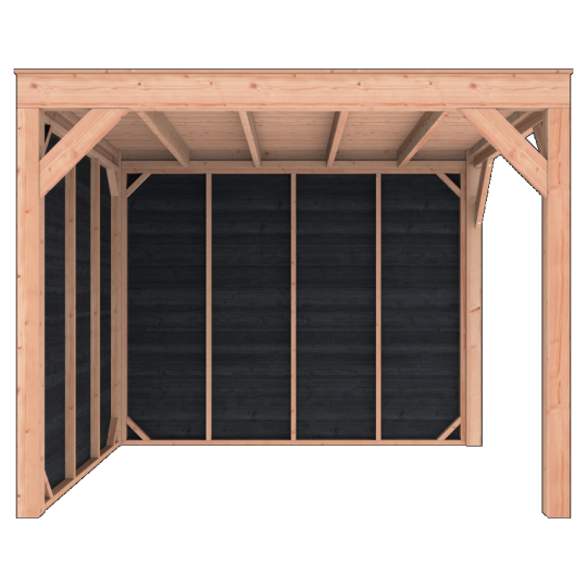 Douglas Overkapping Zwart Zweeds Rabat 300x250 – Modern en Duurzaam