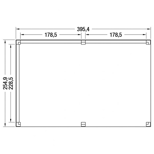 Douglas Overkapping Zwart Zweeds Rabat 400x250 – Modern en Duurzaam