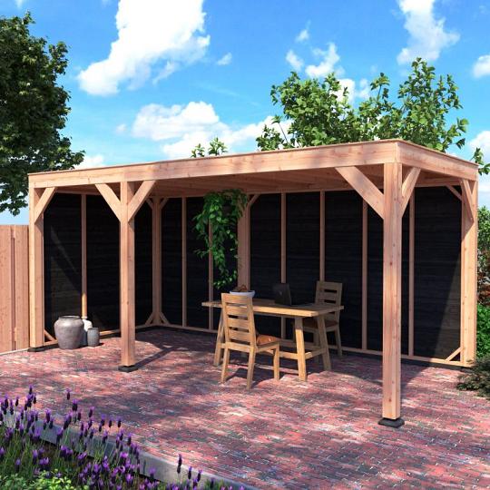 Douglas Overkapping Zwart Zweeds Rabat 550x250 A-Sym/1 – Luxe en Ruimte in Modern Design