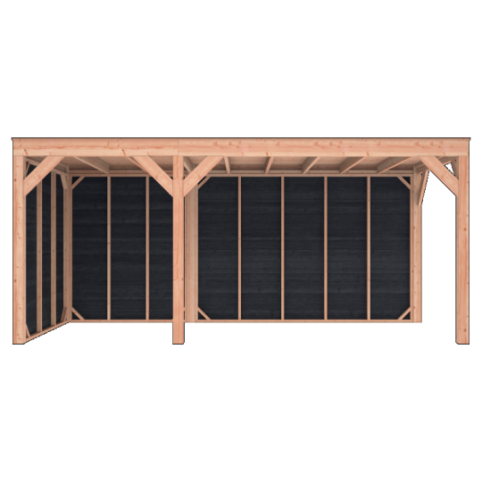 Douglas Overkapping Zwart Zweeds Rabat 550x250 A-Sym/1 – Luxe en Ruimte in Modern Design