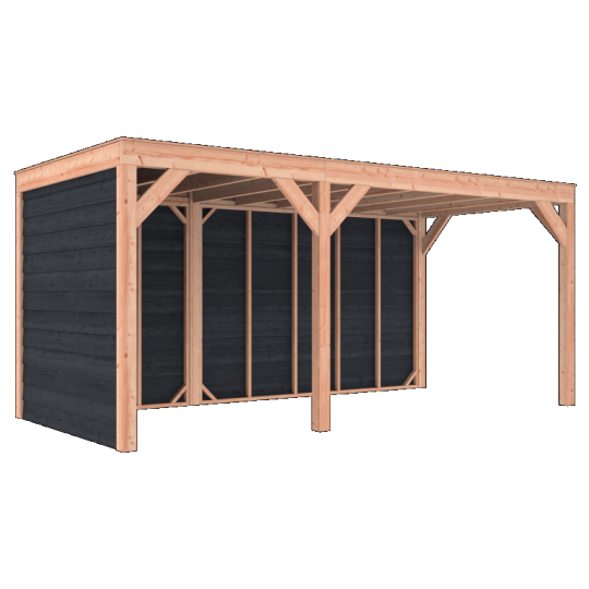 Douglas Overkapping Zwart Zweeds Rabat 550x250 A-Sym/1 – Luxe en Ruimte in Modern Design