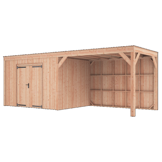 Douglas Tuinhuis Halfhouts Rabat – 700x250 cm – Compact en Duurzaam