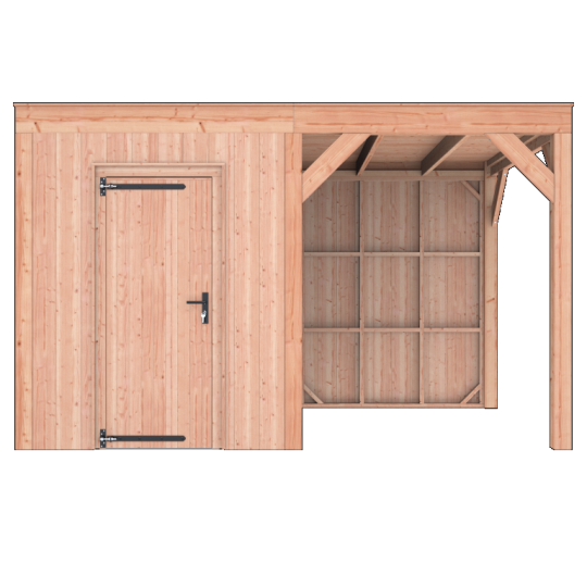 Douglas Tuinhuis Halfhouts Rabat – 400x250 cm – Compact en Duurzaam