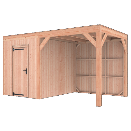 Douglas Tuinhuis Halfhouts Rabat – 450x250 cm – Compact en Duurzaam