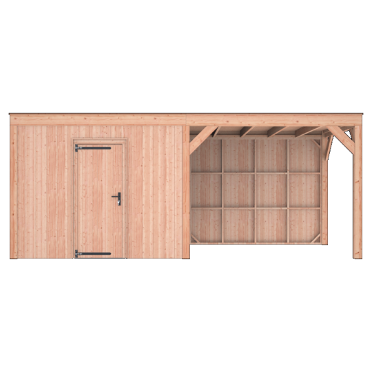 Douglas Tuinhuis Halfhouts Rabat – 600x250 cm – Compact en Duurzaam