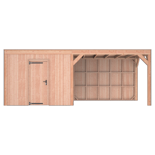 Douglas Tuinhuis Halfhouts Rabat – 650x250 cm – Compact en Duurzaam