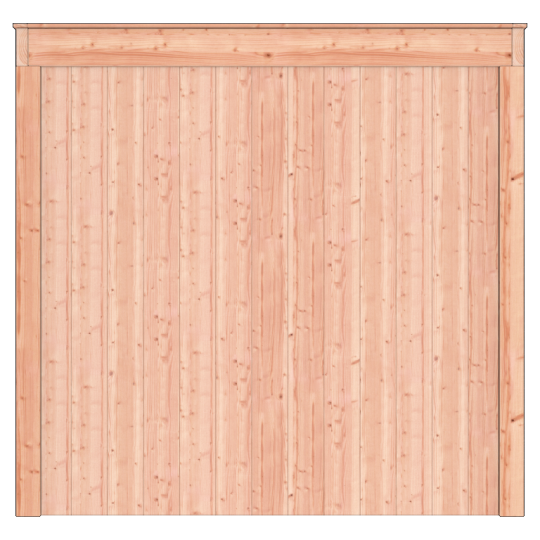 Douglas Tuinhuis Halfhouts Rabat – 500x250 cm Sym – Ruim en Tijdloos