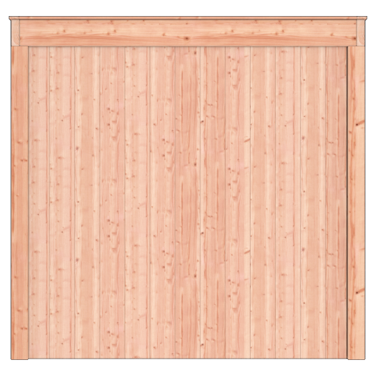 Douglas Tuinhuis Halfhouts Rabat – 550x250 cm A-Sym/2 – Ruim en Modern