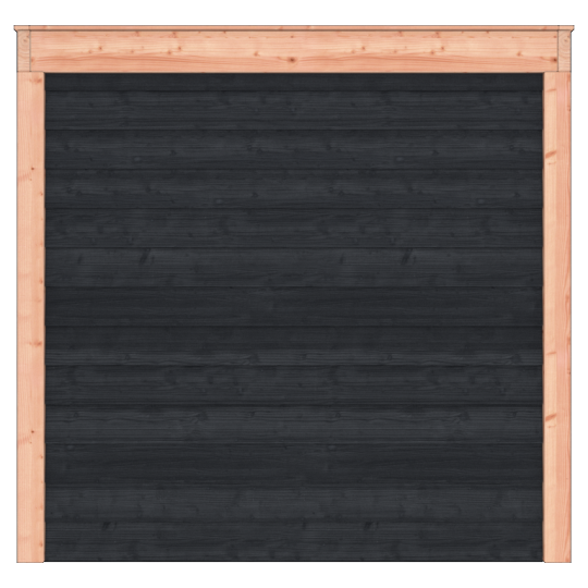 Douglas Tuinhuis Zwart Zweeds Rabat – 400x250 cm – Compact en Stijlvol