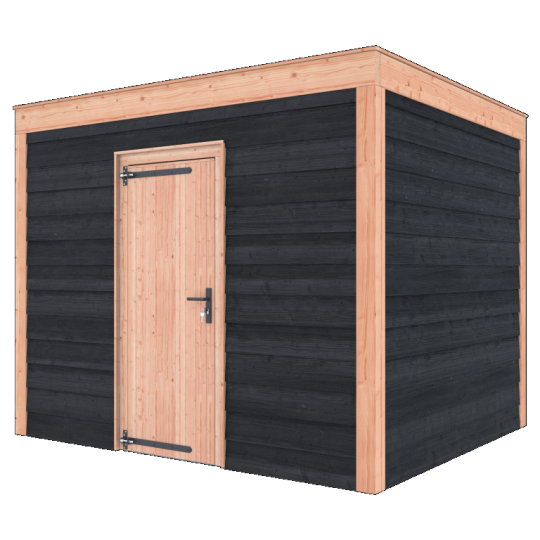 Douglas Tuinhuis Zwart Zweeds Rabat – 300x250 cm – Compact en Stijlvol