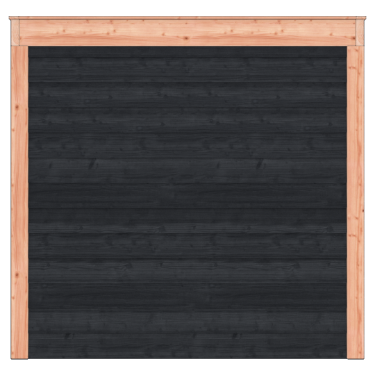 Douglas Tuinhuis Zwart Zweeds Rabat – 250x250 cm – Compact en Stijlvol