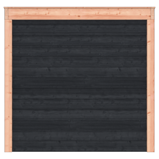 Douglas Tuinhuis Zwart Zweeds Rabat – 450x250 cm – Compact en Stijlvol