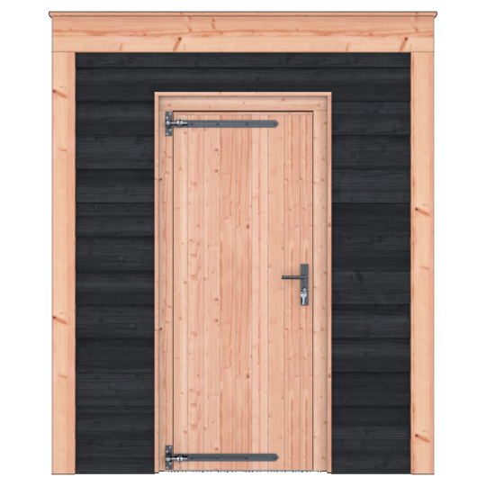 Douglas Tuinhuis Zwart Zweeds Rabat – 200x250 cm – Compact en Stijlvol