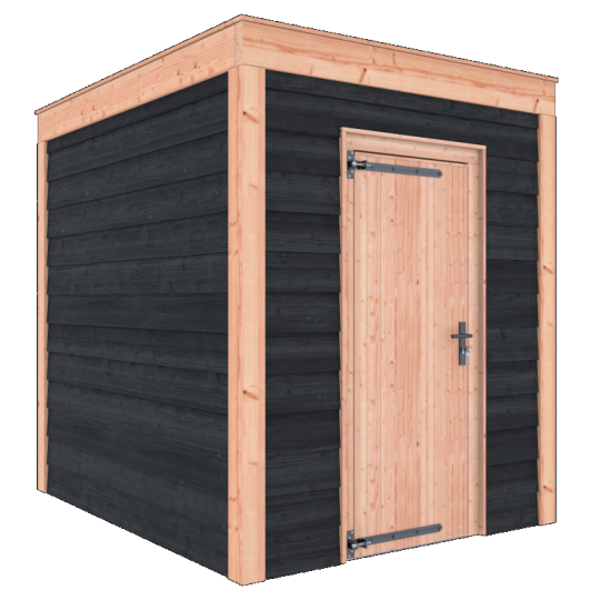 Douglas Tuinhuis Zwart Zweeds Rabat – 200x250 cm – Compact en Stijlvol