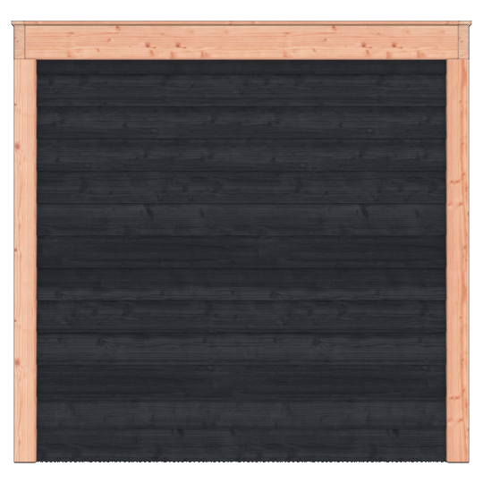 Douglas Tuinhuis Zwart Zweeds Rabat – 200x250 cm – Compact en Stijlvol