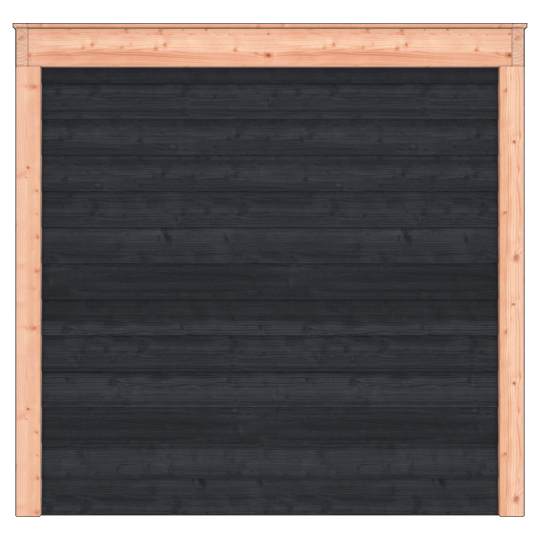 Douglas Tuinhuis Zwart Zweeds Rabat – 600x250 cm – Compact en Stijlvol