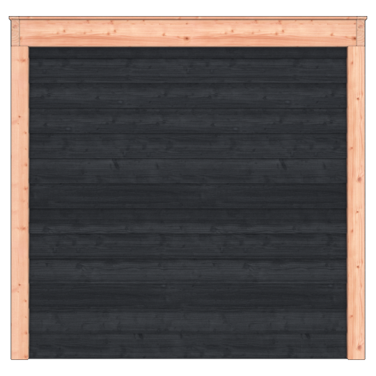 Douglas Tuinhuis Zwart Zweeds Rabat – 650x250 cm – Compact en Stijlvol