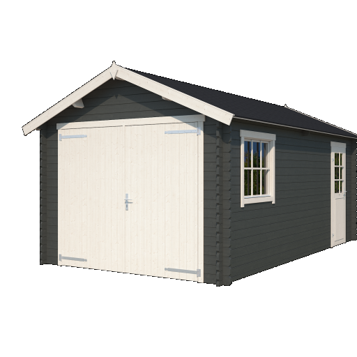 Garage Dillon 300x540 cm, Carbongrey-Wit  – Ruime en Duurzame Oplossing voor Uw Auto en Opslag