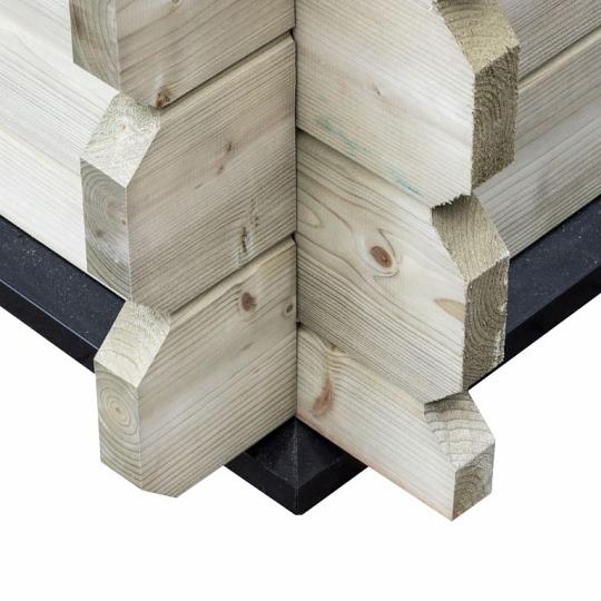 Set 3x Fundamentbalk Composiet 300 cm voor Blokhutten – Duurzame Basis voor een Stabiele Constructie