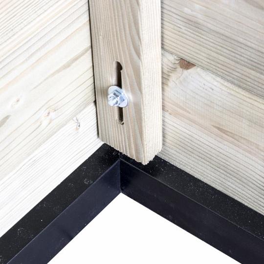 Set 5 x Fundamentbalk Composiet 300 cm voor Blokhutten – Duurzame Basis voor een Stabiele Constructi