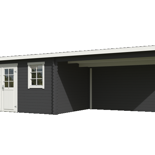 Tuinhuis Aida 760x275 cm Carbongrey-Wit – Perfect voor uw tuin