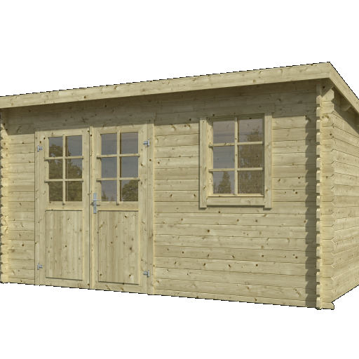 Tuinhuis Amira 380x230 cm Olijfgroen Geïmpregneerd – Noord-Europees Vuren