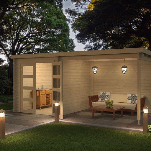 Tuinhuis Helena 472x230 cm van Noord-Europees Vuren, onbehandeld